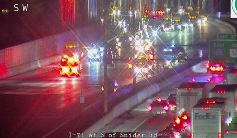 Interstate 71 Reopens After Emergency Helicopter Response to Late-Night Crash in Hamilton County