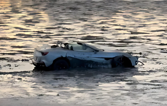 Intoxicated Driver's Ferrari Takes Unplanned Dive into Richardson Bay Near Mill Valley