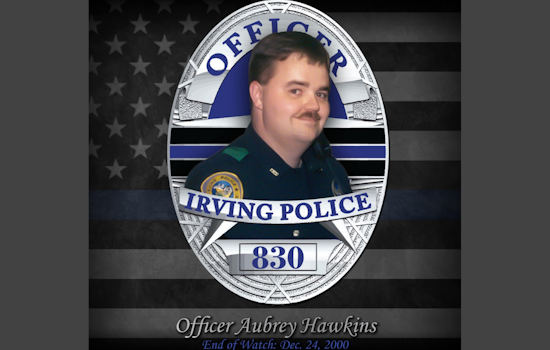 Irving Police Department Honors Fallen Officer Aubrey Hawkins on 24th Anniversary of Line-of-Duty Death