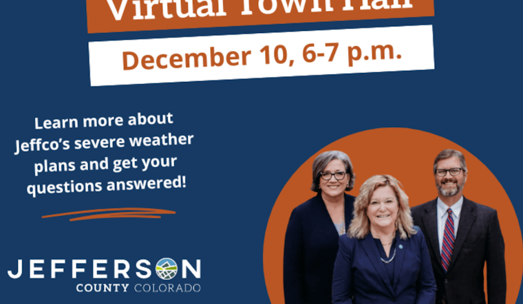 Jefferson County Announces Virtual Town Hall on Severe Weather Preparedness