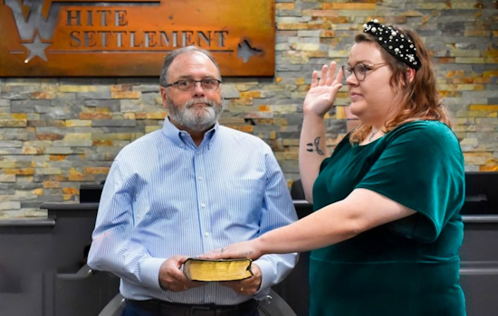Kandace Espinosa Sworn in as White Settlement City Councilmember; Gregg Geesa Appointed to Planning and Zoning Board