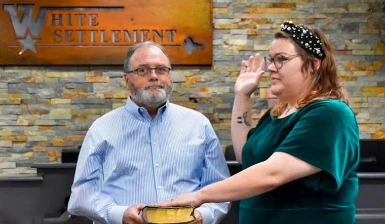 Kandace Espinosa Sworn in as White Settlement City Councilmember; Gregg Geesa Appointed to Planning and Zoning Board