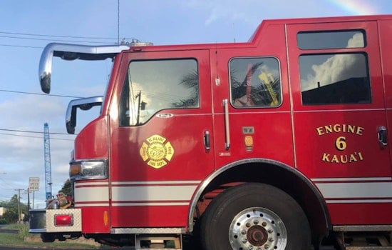 Kaua'i Firefighters Exhibit Speed and Skill Extinguishing Pākalā Brush Fire and Conducting Kōke‘e Trail Rescue