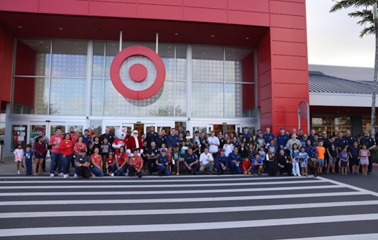 Kaua‘i First Responders Partner with Līhu‘e Target to Spread Holiday Cheer to 69 Local Children