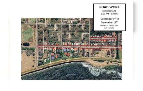 Kauai's Kekaha Neighborhood Braces for Week-Long Road Resurfacing and Partial Closures