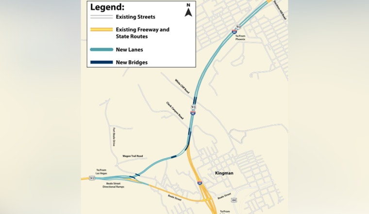 Kingman's $106 Million I-40/US 93 Interchange Project Aims to Revolutionize Local Traffic Flow