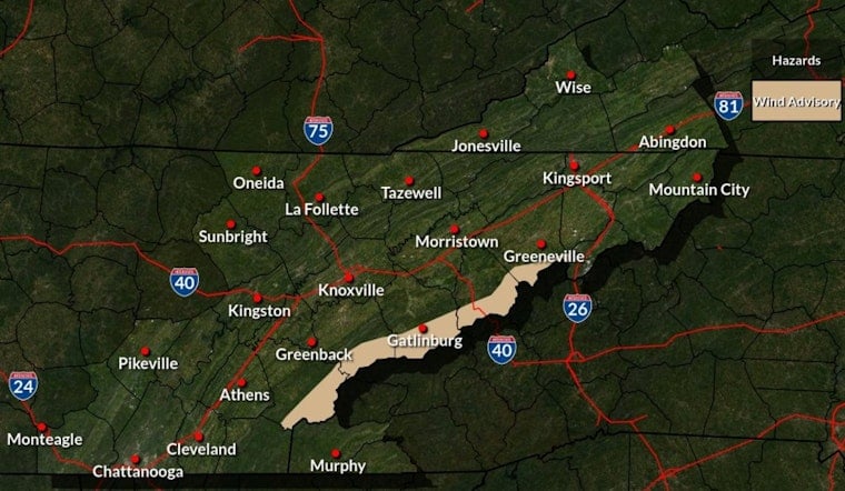 Knoxville Braces for Wind Gust Warnings and Weather Shifts, per NWS Forecast