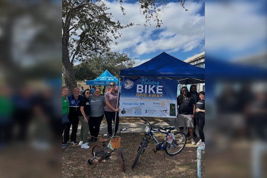 Lake Worth Beach Celebrates Holiday Cheer with Over 100 Bikes Gifted to Local Kids