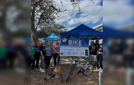 Lake Worth Beach Celebrates Holiday Cheer with Over 100 Bikes Gifted to Local Kids