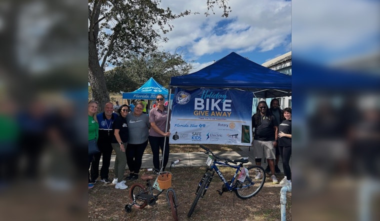 Lake Worth Beach Celebrates Holiday Cheer with Over 100 Bikes Gifted to Local Kids