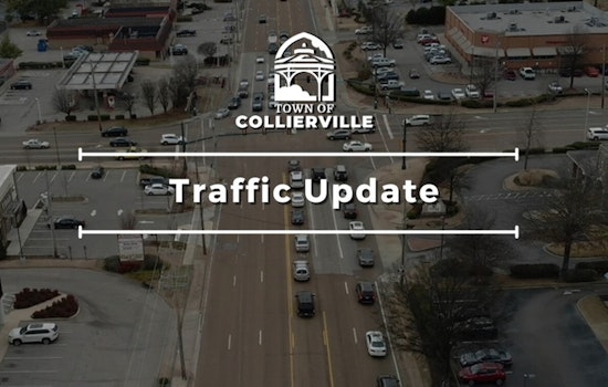 Lane Closure on Poplar Avenue in Collierville for Gas Line Repairs