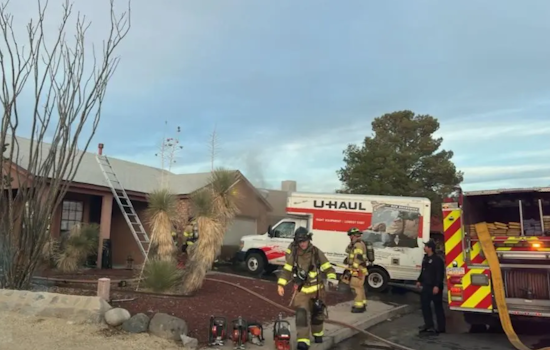 Las Cruces Fire Department Extinguishes Attic Fire on Crystal Place, Residents Displaced and One Firefighter Injured