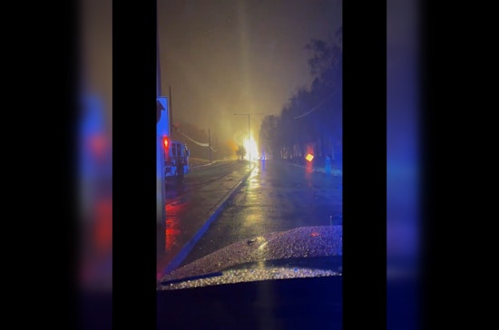 Lightning Strike Suspected in Major Gas Main Fire in Collierville, No Injuries Reported