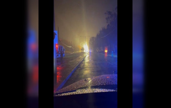 Lightning Strike Suspected in Major Gas Main Fire in Collierville, No Injuries Reported