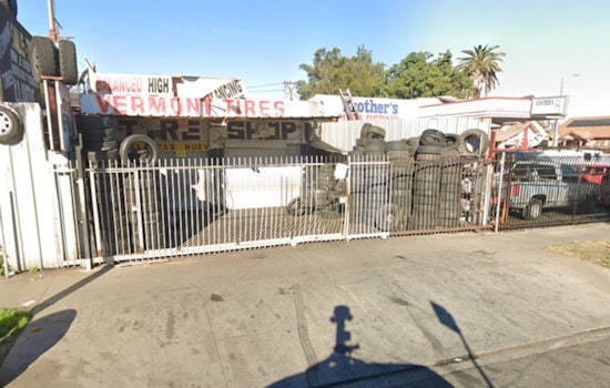 Los Angeles Firefighters Extinguish Blaze at Tire Shop Amid Arson Investigation