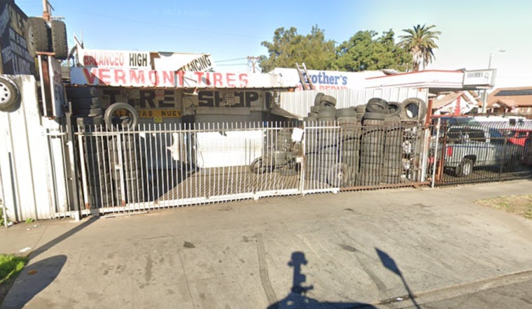 Los Angeles Firefighters Extinguish Blaze at Tire Shop Amid Arson Investigation