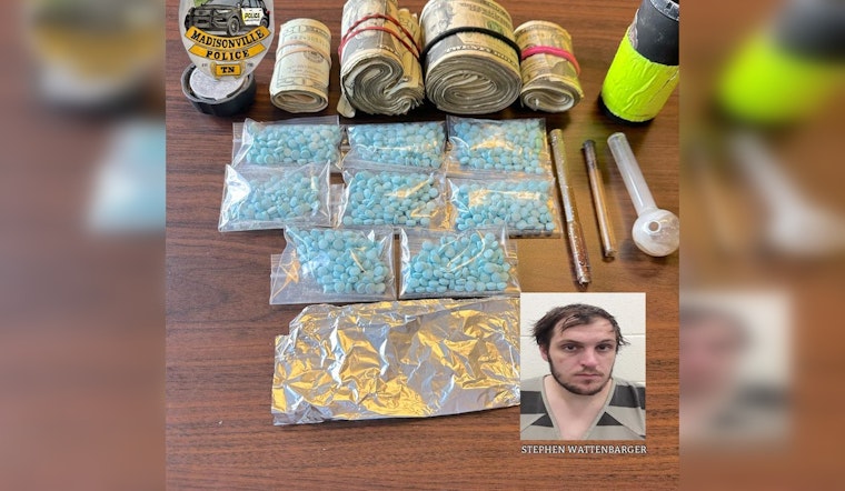 Madisonville Police Nab Suspect Charged with Fentanyl Distribution Amid Opioid Crackdown