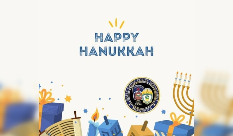 Maple Grove Police Offer Heartfelt Hanukkah Greetings, Reinforce Commitment to Community Safety