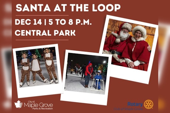 Maple Grove's "Santa at The Loop" to Sparkle with Festive Lights and Holiday Cheer at Central Park