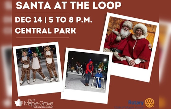 Maple Grove's "Santa at The Loop" to Sparkle with Festive Lights and Holiday Cheer at Central Park