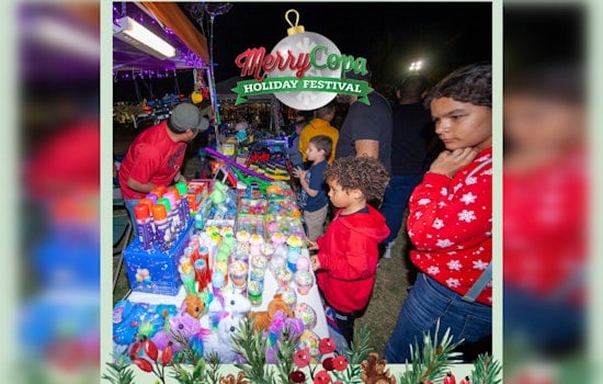 Maricopa's Merry Copa Festival Illuminated by Inaugural Drone Light Show This Saturday at Copper Sky Park