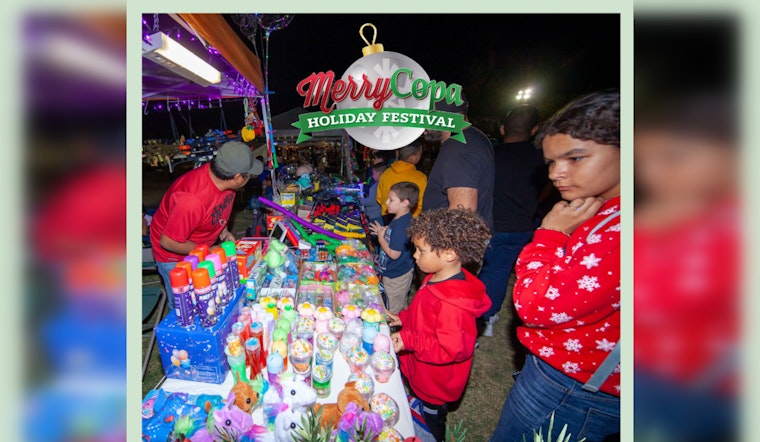 Maricopa's Merry Copa Festival Illuminated by Inaugural Drone Light Show This Saturday at Copper Sky Park