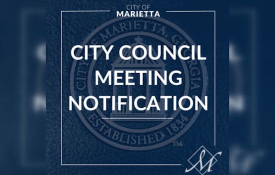 Marietta City Council Announces Upcoming Work and Review Sessions with Virtual Attendance Option
