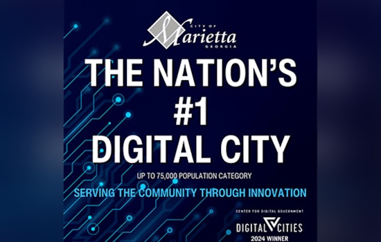 Marietta Earns Top Honors in 2024 Digital Cities Survey for Exceptional Technology Integration