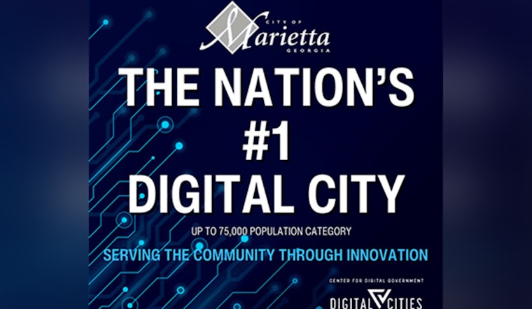 Marietta Earns Top Honors in 2024 Digital Cities Survey for Exceptional Technology Integration