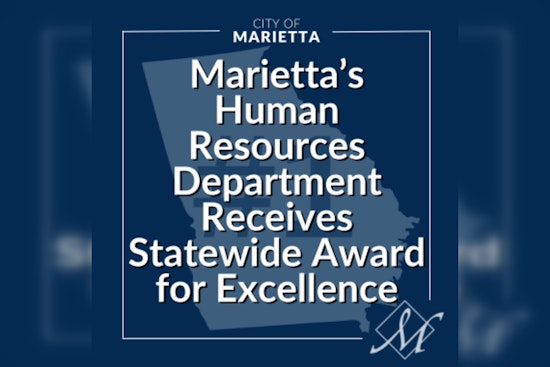 Marietta's HR Department Wins Prestigious Large City Agency Award of Excellence from Georgia Association