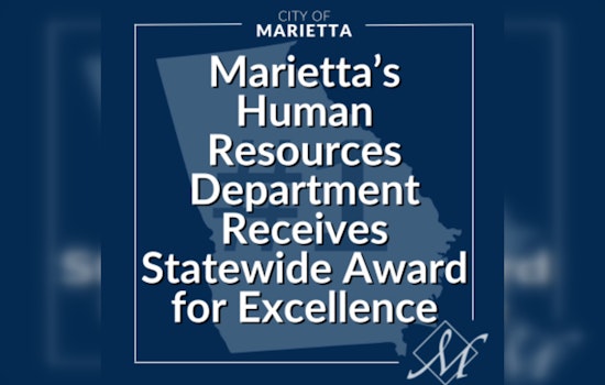 Marietta's HR Department Wins Prestigious Large City Agency Award of Excellence from Georgia Association
