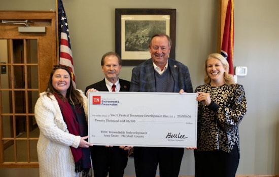 Marshall County Secures $20,000 TDEC Grant for Brownfield Site Revitalization and Environmental Cleanup