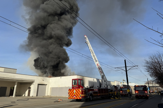 Massive Four-Alarm Fire Ravages Abandoned Mrs. Fields Building in Salt Lake City, Disrupts Local Commute