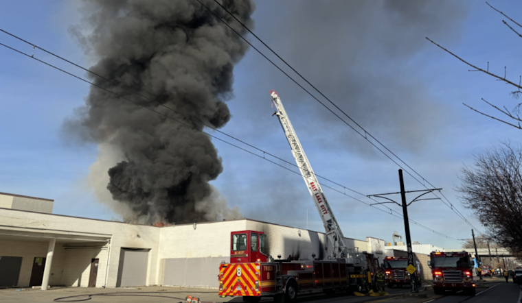 Massive Four-Alarm Fire Ravages Abandoned Mrs. Fields Building in Salt Lake City, Disrupts Local Commute