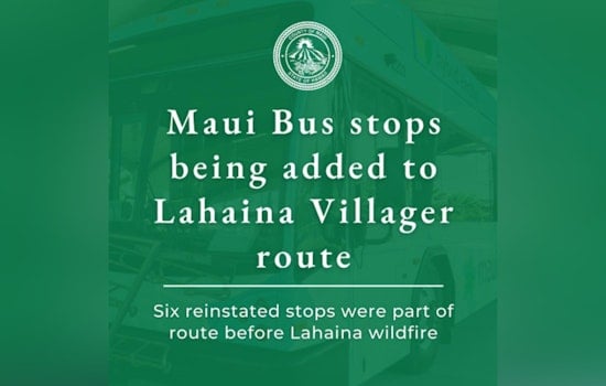 Maui Public Transit Boost, Lahaina Villager Route Restores Bus Stops to Aid Commuters Post-Wildfire