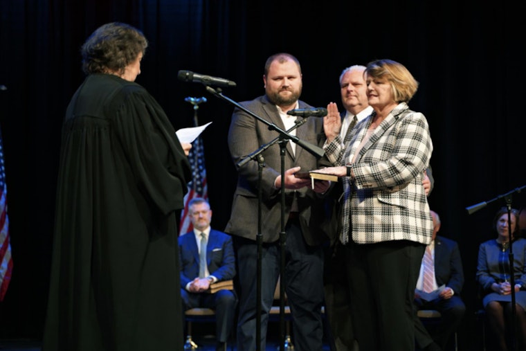 Maureen Fraser Ushers In New Era as Collierville's Mayor in Heartfelt Swearing-In Ceremony