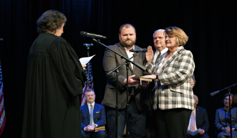 Maureen Fraser Ushers In New Era as Collierville's Mayor in Heartfelt Swearing-In Ceremony