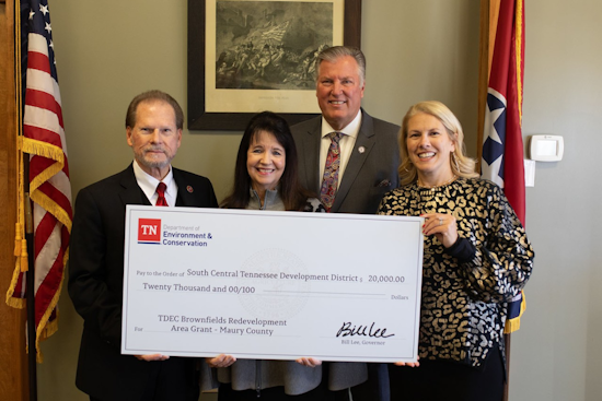 Maury County to Revitalize Underutilized Properties with $20,000 State Grant