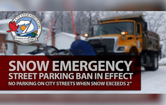 Mentor Lifts Snow Emergency and Parking Ban: City Navigates Wintry Challenges with Tactical Snow Removal