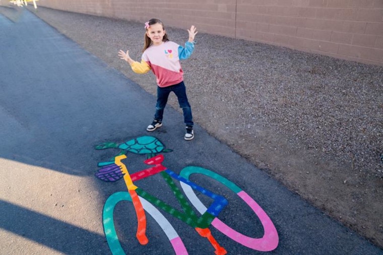 Mesa Celebrates Young Talent with Winning Kids' Art on Stadium Connector Path