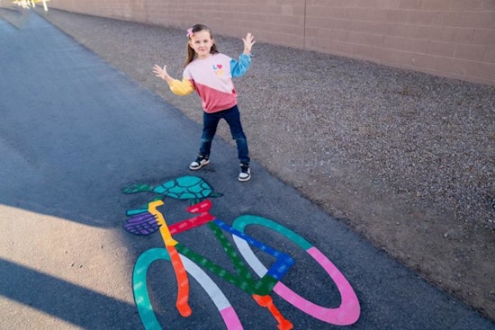 Mesa Celebrates Young Talent with Winning Kids' Art on Stadium Connector Path