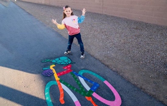 Mesa Celebrates Young Talent with Winning Kids' Art on Stadium Connector Path