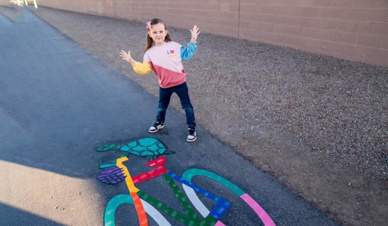 Mesa Celebrates Young Talent with Winning Kids' Art on Stadium Connector Path