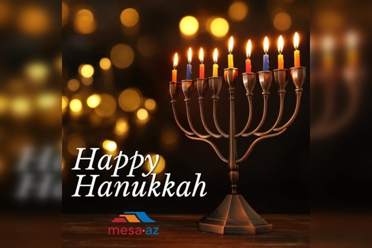 Mesa Unites Communities with Grand Menorah Lighting Ceremony on Christmas Day