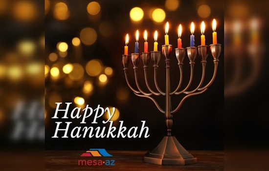 Mesa Unites Communities with Grand Menorah Lighting Ceremony on Christmas Day
