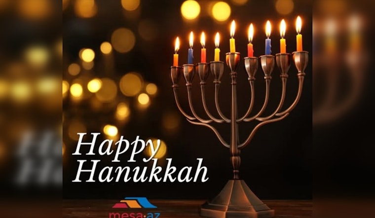Mesa Unites Communities with Grand Menorah Lighting Ceremony on Christmas Day