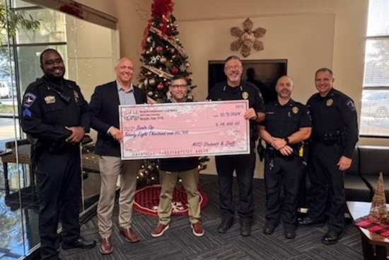 Mesquite Police Department's Santa Cop Program Receives $28,000 Boost from Mesquite ISD