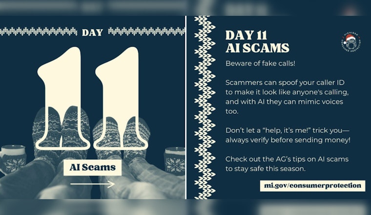 Michigan Attorney General Issues Alert on AI-Driven Holiday Scams, Urges Vigilance and Proactive Measures