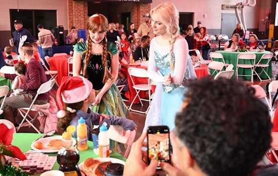Milton Community Embraces Holiday Cheer at 'Pancakes with Santa' Charity Event