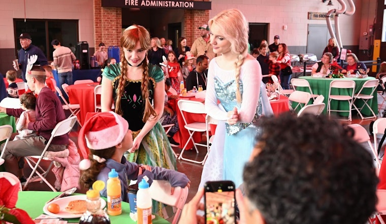 Milton Community Embraces Holiday Cheer at 'Pancakes with Santa' Charity Event